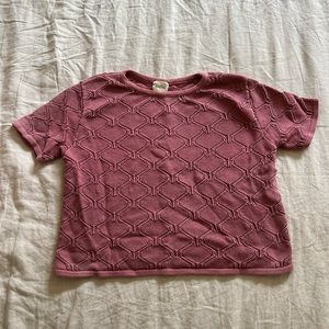 Vintage Neiman Marcus cropped knit sweater